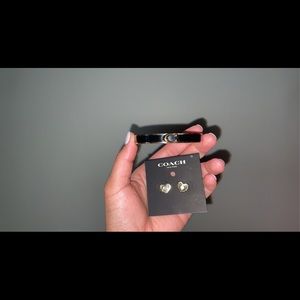 Coach Bangle and Earrings